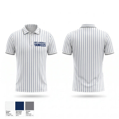 Fort Lauderdale Yankees Short Sleeve Performance Polo - 1