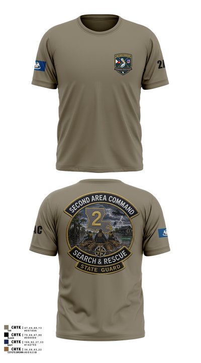 2nd area command 59908555 Short Sleeve Performance Shirt - 21