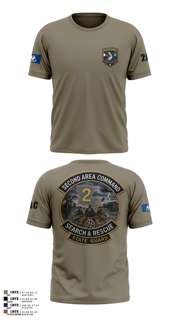 Short Sleeve Performance Shirt, Louisiana State Guard, Army, Teamtime, Team time, sublimation, custom sports apparel, team uniforms, spirit wear, spiritwear, sports uniforms, custom shirts, team store, custom team store, fundraiser sports, apparel fundraiser