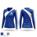 Albany Falcons Softball 22787801 Women's Long Sleeve V-neck Shirt - 1