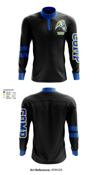 Quarter Zip Jacket, Chicopee Comp Colts, Men's Basketball, Teamtime, Team time, sublimation, custom sports apparel, team uniforms, spirit wear, spiritwear, sports uniforms, custom shirts, team store, custom team store, fundraiser sports, apparel fundraiser