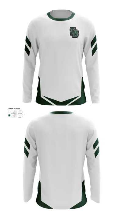 Twelve Bridges Rhinos 96167977 Long Sleeve Performance Shirt 52