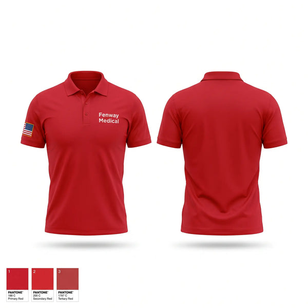 Short Sleeve Performance Polo, Fenway Medical, EMS/EMT, Teamtime, Team time, sublimation, custom sports apparel, team uniforms, spirit wear, spiritwear, sports uniforms, custom shirts, team store, custom team store, fundraiser sports, apparel fundraiser