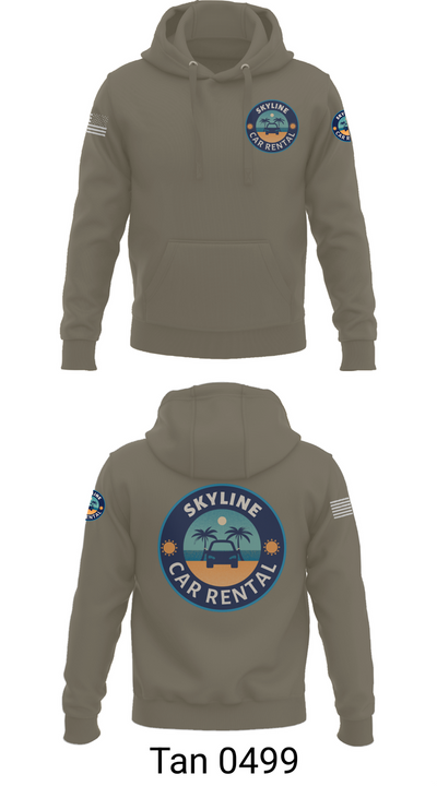 Skyline Car Rental 78356541 Hoodie - 78
