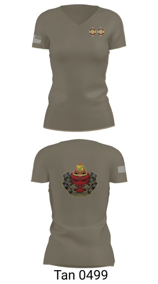 Womens Short Sleeve Vneck Shirt, 524TH DSSB, Army, Teamtime, Team time, sublimation, custom sports apparel, team uniforms, spirit wear, spiritwear, sports uniforms, custom shirts, team store, custom team store, fundraiser sports, apparel fundraiser