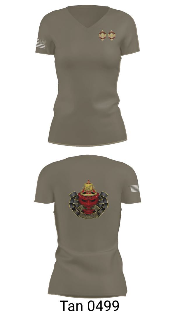 Womens Short Sleeve Vneck Shirt, 524TH DSSB, Army, Teamtime, Team time, sublimation, custom sports apparel, team uniforms, spirit wear, spiritwear, sports uniforms, custom shirts, team store, custom team store, fundraiser sports, apparel fundraiser