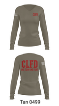 CLFD 33126897 Women's Long Sleeve V-neck Shirt - 11