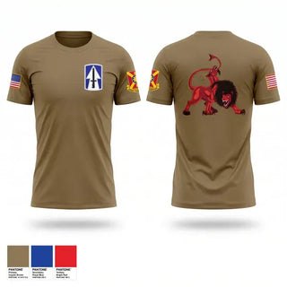 Short Sleeve Performance Shirt, Charlie’s Battery 1st Battalion 163rd Field Artillery Division, National Guard, Teamtime, Team time, sublimation, custom sports apparel, team uniforms, spirit wear, spiritwear, sports uniforms, custom shirts, team store, custom team store, fundraiser sports, apparel fundraiser