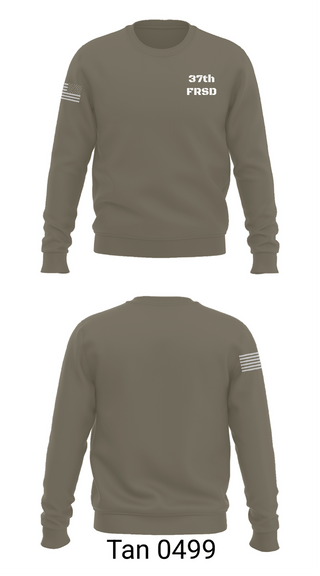 Crew Neck Sweatshirt, 37th FRSD, Army, Teamtime, Team time, sublimation, custom sports apparel, team uniforms, spirit wear, spiritwear, sports uniforms, custom shirts, team store, custom team store, fundraiser sports, apparel fundraiser