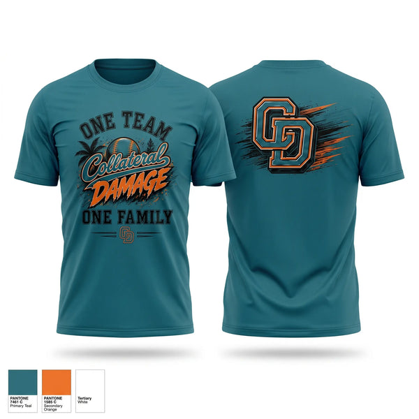 Short Sleeve Performance Shirt, Collateral Damage, Softball, Teamtime, Team time, sublimation, custom sports apparel, team uniforms, spirit wear, spiritwear, sports uniforms, custom shirts, team store, custom team store, fundraiser sports, apparel fundraiser