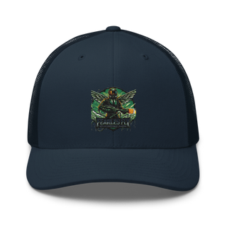 Fearless Fly Auto Detailing &Power Washing 44092363 Retro Trucker Hat | Yupoong 6606