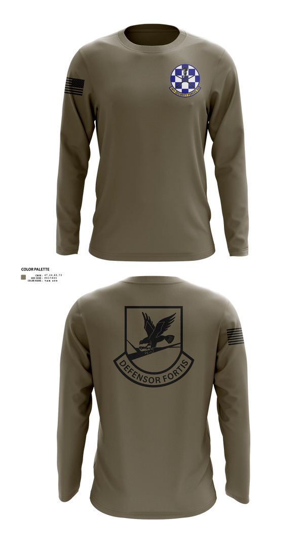 Long Sleeve Performance Shirt, 19th Security Forces Squadron, Air Force, Teamtime, Team time, sublimation, custom sports apparel, team uniforms, spirit wear, spiritwear, sports uniforms, custom shirts, team store, custom team store, fundraiser sports, apparel fundraiser