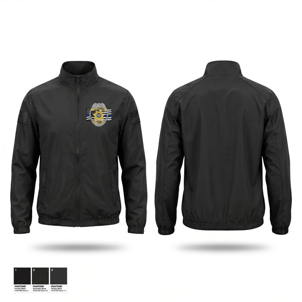 Windbreaker, Hudson Police Department, Police, Teamtime, Team time, sublimation, custom sports apparel, team uniforms, spirit wear, spiritwear, sports uniforms, custom shirts, team store, custom team store, fundraiser sports, apparel fundraiser