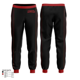 Joggers, DALY CITY FALCONS, Men's Basketball, Teamtime, Team time, sublimation, custom sports apparel, team uniforms, spirit wear, spiritwear, sports uniforms, custom shirts, team store, custom team store, fundraiser sports, apparel fundraiser