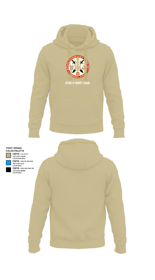 Hoodie, Echo 2-501st GSAB, , Teamtime, Team time, sublimation, custom sports apparel, team uniforms, spirit wear, spiritwear, sports uniforms, custom shirts, team store, custom team store, fundraiser sports, apparel fundraiser