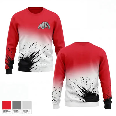 Quinter Bulldogs 54035034 Crew Neck Sweatshirt - 1