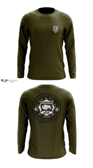 Long Sleeve Performance Shirt, Fort Peck Tribal Fish & Game, Space Force, Teamtime, Team time, sublimation, custom sports apparel, team uniforms, spirit wear, spiritwear, sports uniforms, custom shirts, team store, custom team store, fundraiser sports, apparel fundraiser