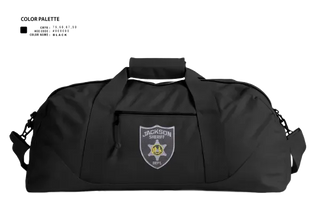 Duffle Bag, Jackson County SD, Police, Teamtime, Team time, sublimation, custom sports apparel, team uniforms, spirit wear, spiritwear, sports uniforms, custom shirts, team store, custom team store, fundraiser sports, apparel fundraiser
