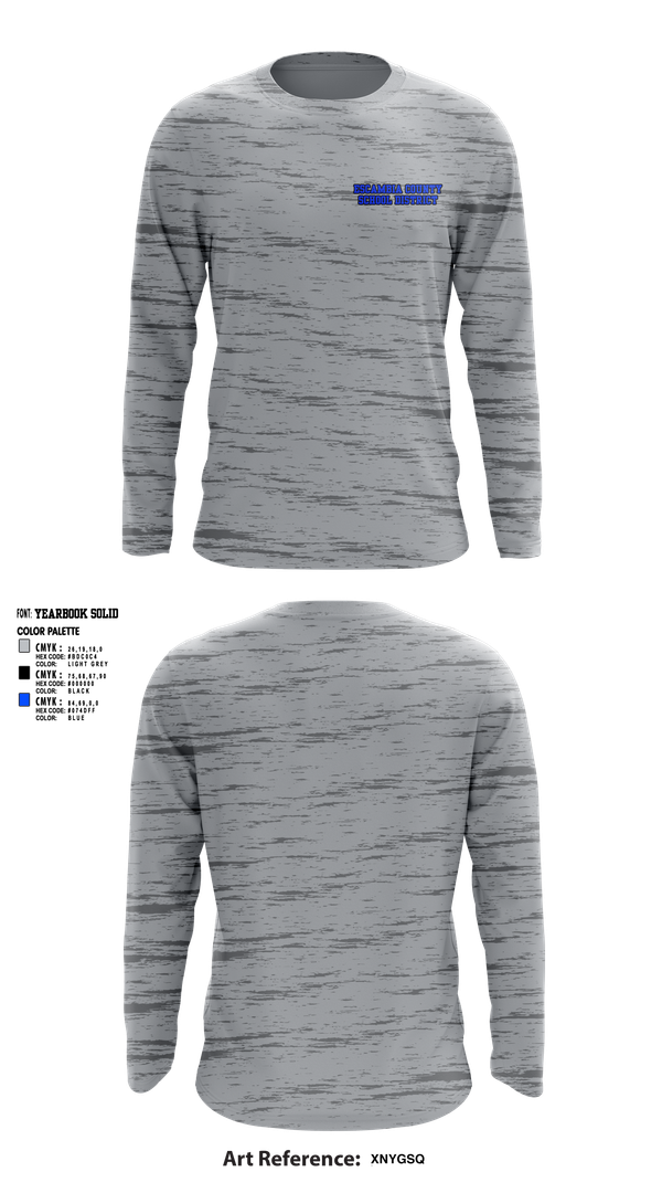 Long Sleeve Performance Shirt, Escambia County School District, , Teamtime, Team time, sublimation, custom sports apparel, team uniforms, spirit wear, spiritwear, sports uniforms, custom shirts, team store, custom team store, fundraiser sports, apparel fundraiser