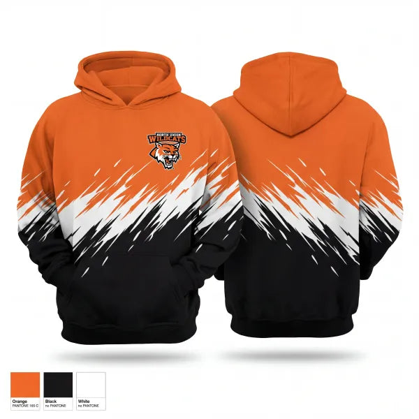 Hoodie, North Union, Men's Basketball, Teamtime, Team time, sublimation, custom sports apparel, team uniforms, spirit wear, spiritwear, sports uniforms, custom shirts, team store, custom team store, fundraiser sports, apparel fundraiser