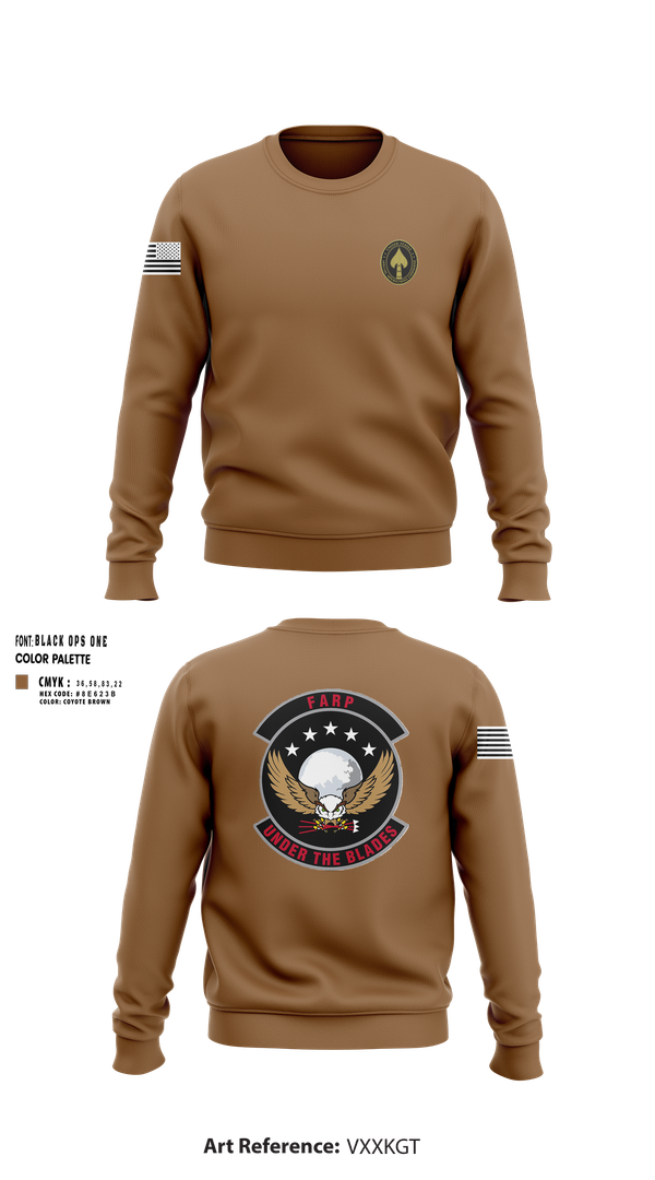 Crew Neck Sweatshirt, Hurlburt Field FARP, , Teamtime, Team time, sublimation, custom sports apparel, team uniforms, spirit wear, spiritwear, sports uniforms, custom shirts, team store, custom team store, fundraiser sports, apparel fundraiser
