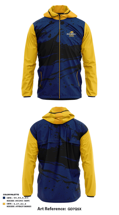 Averett University Track & Field 47434909 Windbreaker - 2