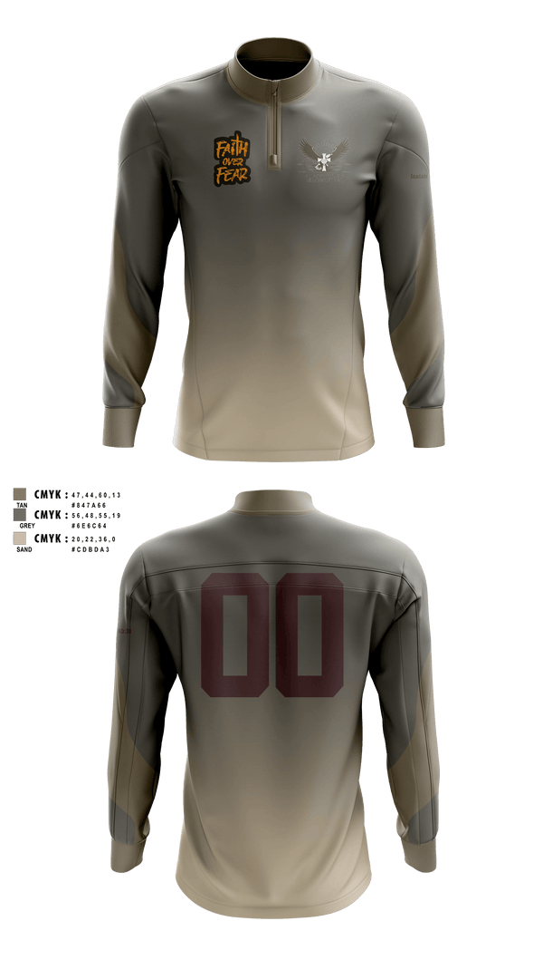 Quarter Zip Jacket, Agape Youth Reachout inc, , Teamtime, Team time, sublimation, custom sports apparel, team uniforms, spirit wear, spiritwear, sports uniforms, custom shirts, team store, custom team store, fundraiser sports, apparel fundraiser