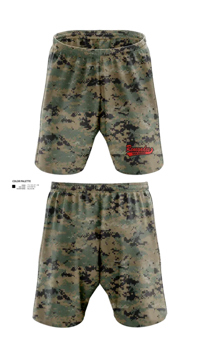San Diego Renegades Athletic Shorts With Pockets - 21
