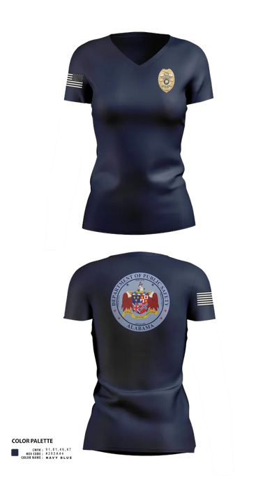 Elite Guardians 6207270 Women's Short Sleeve V-neck Shirt - 22