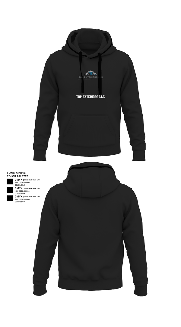 Hoodie, Top Exteriors LLC, , Teamtime, Team time, sublimation, custom sports apparel, team uniforms, spirit wear, spiritwear, sports uniforms, custom shirts, team store, custom team store, fundraiser sports, apparel fundraiser