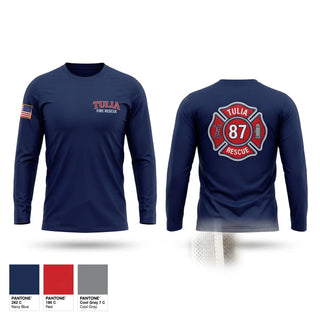 Long Sleeve Performance Shirt, Tulia Fire Department, Fire Department, Teamtime, Team time, sublimation, custom sports apparel, team uniforms, spirit wear, spiritwear, sports uniforms, custom shirts, team store, custom team store, fundraiser sports, apparel fundraiser