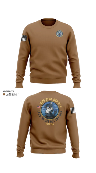 Crew Neck Sweatshirt, NWS (Naval Weapons Station) Seal Beach, , Teamtime, Team time, sublimation, custom sports apparel, team uniforms, spirit wear, spiritwear, sports uniforms, custom shirts, team store, custom team store, fundraiser sports, apparel fundraiser