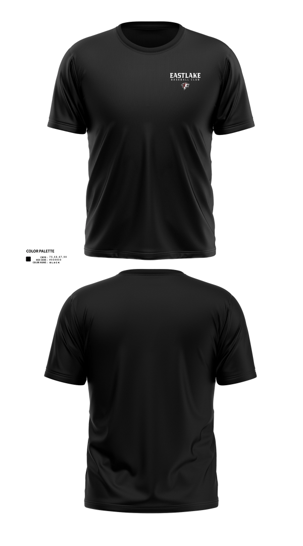 Short Sleeve Performance Shirt, Eastlake, Baseball, Teamtime, Team time, sublimation, custom sports apparel, team uniforms, spirit wear, spiritwear, sports uniforms, custom shirts, team store, custom team store, fundraiser sports, apparel fundraiser