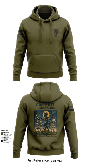 Hoodie, 208th RTI MED TRNG CO Class 25-002, , Teamtime, Team time, sublimation, custom sports apparel, team uniforms, spirit wear, spiritwear, sports uniforms, custom shirts, team store, custom team store, fundraiser sports, apparel fundraiser