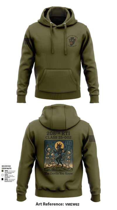 208th RTI MED TRNG CO Class 25-002 54968999 Hoodie - 102