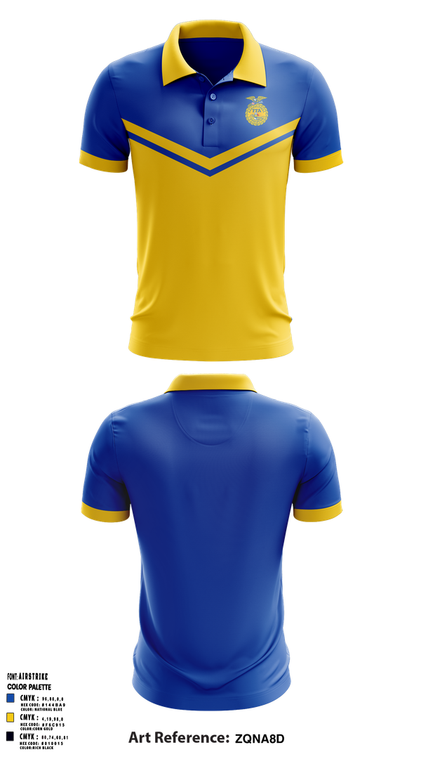 Short Sleeve Performance Polo, North Decatur FFA, Spirit Store, Teamtime, Team time, sublimation, custom sports apparel, team uniforms, spirit wear, spiritwear, sports uniforms, custom shirts, team store, custom team store, fundraiser sports, apparel fundraiser