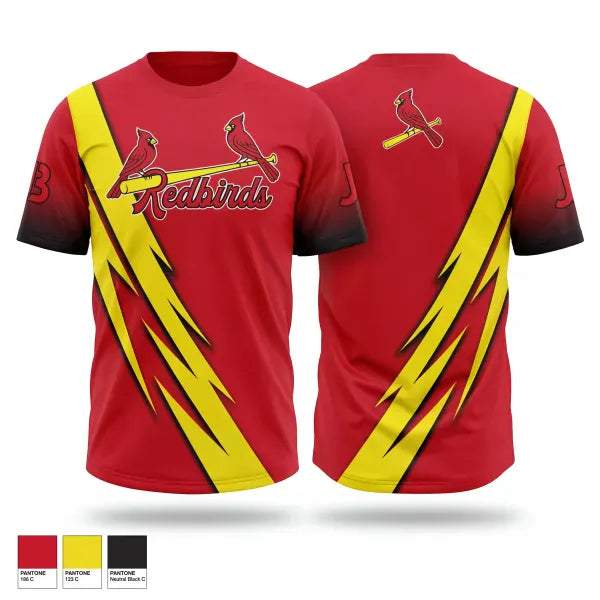 Old School Cotton Feel Shirt, Michigan Redbirds, Baseball, Teamtime, Team time, sublimation, custom sports apparel, team uniforms, spirit wear, spiritwear, sports uniforms, custom shirts, team store, custom team store, fundraiser sports, apparel fundraiser