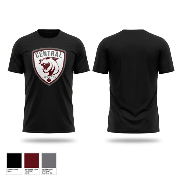 Short Sleeve Performance Shirt, Cougars, Men's Soccer, Teamtime, Team time, sublimation, custom sports apparel, team uniforms, spirit wear, spiritwear, sports uniforms, custom shirts, team store, custom team store, fundraiser sports, apparel fundraiser