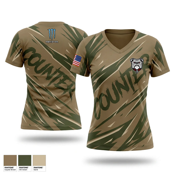 Womens Short Sleeve Vneck Shirt, Bridgeton,Nj-20021, Air Force, Teamtime, Team time, sublimation, custom sports apparel, team uniforms, spirit wear, spiritwear, sports uniforms, custom shirts, team store, custom team store, fundraiser sports, apparel fundraiser