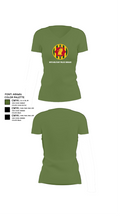 89th military police brigade 43181806 Women's Short Sleeve V-neck Shirt - 44
