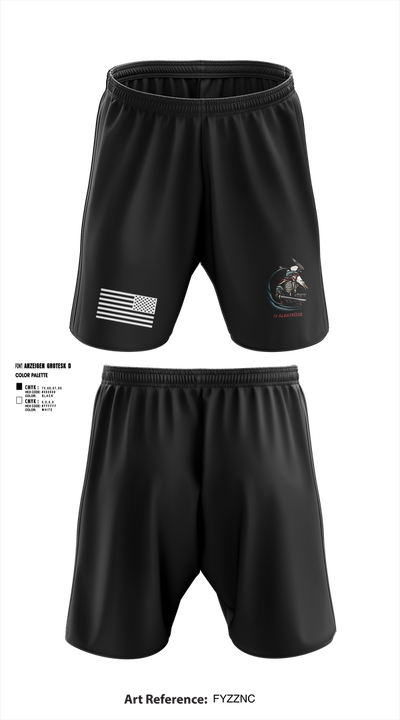 2nd Flt Platoon, B/101 Avn Regt, 101st ABN DIV 10364958 Athletic Shorts With Pockets - 2