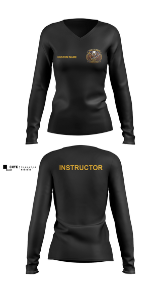 Womens Long Sleeve Vneck Shirt, SAT Lee, Army, Teamtime, Team time, sublimation, custom sports apparel, team uniforms, spirit wear, spiritwear, sports uniforms, custom shirts, team store, custom team store, fundraiser sports, apparel fundraiser