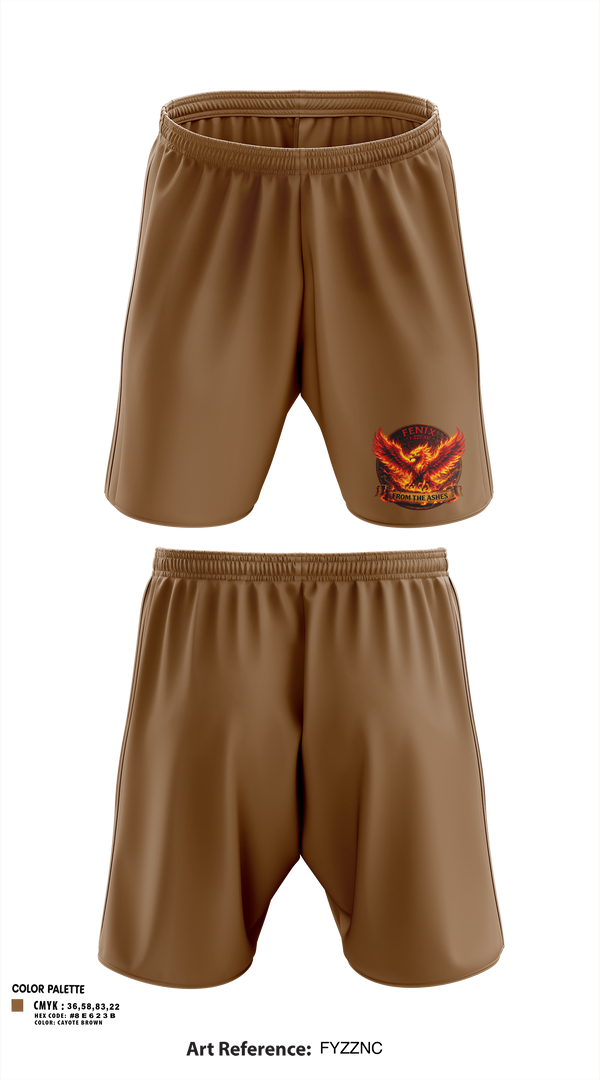 Athletic Shorts With Pockets, Fenix, 1-227 AB, 1 ACB, 1 CD, Army, Teamtime, Team time, sublimation, custom sports apparel, team uniforms, spirit wear, spiritwear, sports uniforms, custom shirts, team store, custom team store, fundraiser sports, apparel fundraiser