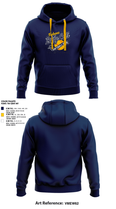 Fabens Wildcats Softball 84578924 Hoodie - 1