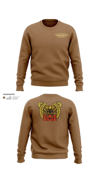 Crew Neck Sweatshirt, Engineer WOBC Class 26-001, Army, Teamtime, Team time, sublimation, custom sports apparel, team uniforms, spirit wear, spiritwear, sports uniforms, custom shirts, team store, custom team store, fundraiser sports, apparel fundraiser