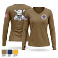 Gunners mate Women's Long Sleeve V-neck Shirt - 1