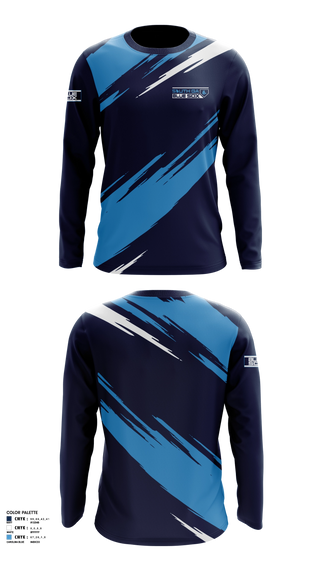 Long Sleeve Performance Shirt, South GA Blue Sox, Baseball, Teamtime, Team time, sublimation, custom sports apparel, team uniforms, spirit wear, spiritwear, sports uniforms, custom shirts, team store, custom team store, fundraiser sports, apparel fundraiser