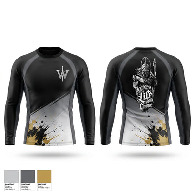 Warriors lair Long Sleeve Rash Guard Shirt - 1