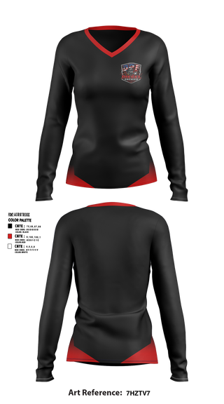 Womens Long Sleeve Vneck Shirt, Diesel, Softball, Teamtime, Team time, sublimation, custom sports apparel, team uniforms, spirit wear, spiritwear, sports uniforms, custom shirts, team store, custom team store, fundraiser sports, apparel fundraiser