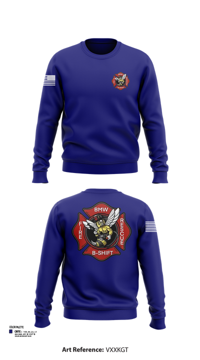 B-Shift 61265399 Crew Neck Sweatshirt - 101